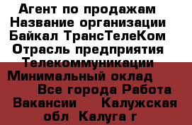 Агент по продажам › Название организации ­ Байкал-ТрансТелеКом › Отрасль предприятия ­ Телекоммуникации › Минимальный оклад ­ 30 000 - Все города Работа » Вакансии   . Калужская обл.,Калуга г.